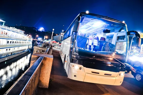 Bus interior — Stock Photo, Image