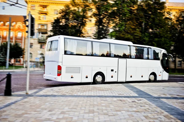 Autobus bianco — Foto Stock