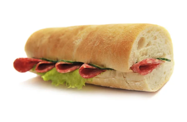 Izole sandviç — Stok fotoğraf