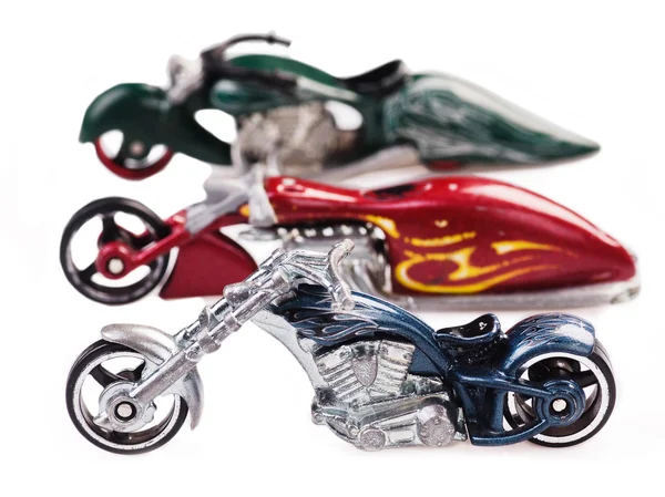 Grote speelgoed motorfiets — Stockfoto