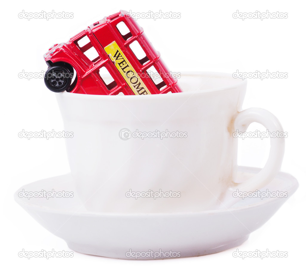 Bus and cup