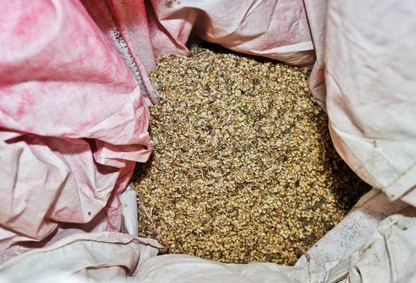 Soybean waste — Stock Photo, Image