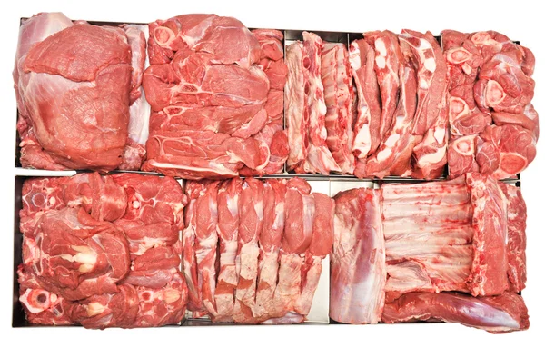 Rohes Kalbfleisch im Angebot — Stockfoto