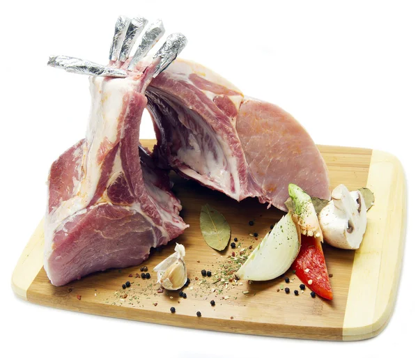 Fresh raw pork rib — Stock Photo, Image