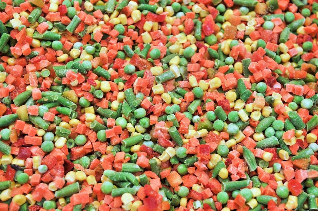 Frozen vegetables backgrounds set Stock Photo by ©vipavlenkoff 37736845