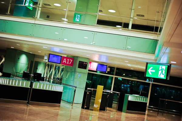 Sign at an airport — Stock Photo, Image