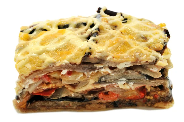 Baked eggplant salad — Stock Photo, Image