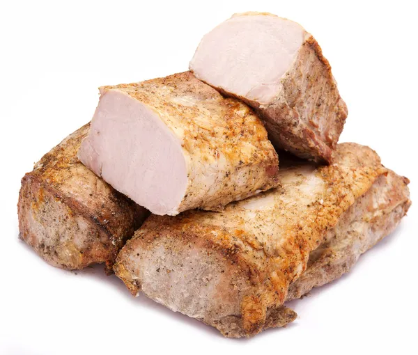 Boiled Pork in a plate — Stock Photo, Image