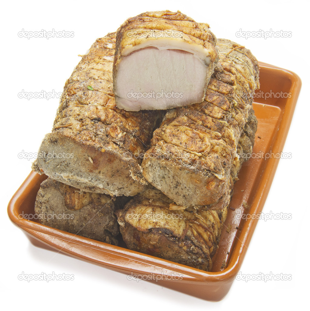 Boiled Pork in a plate