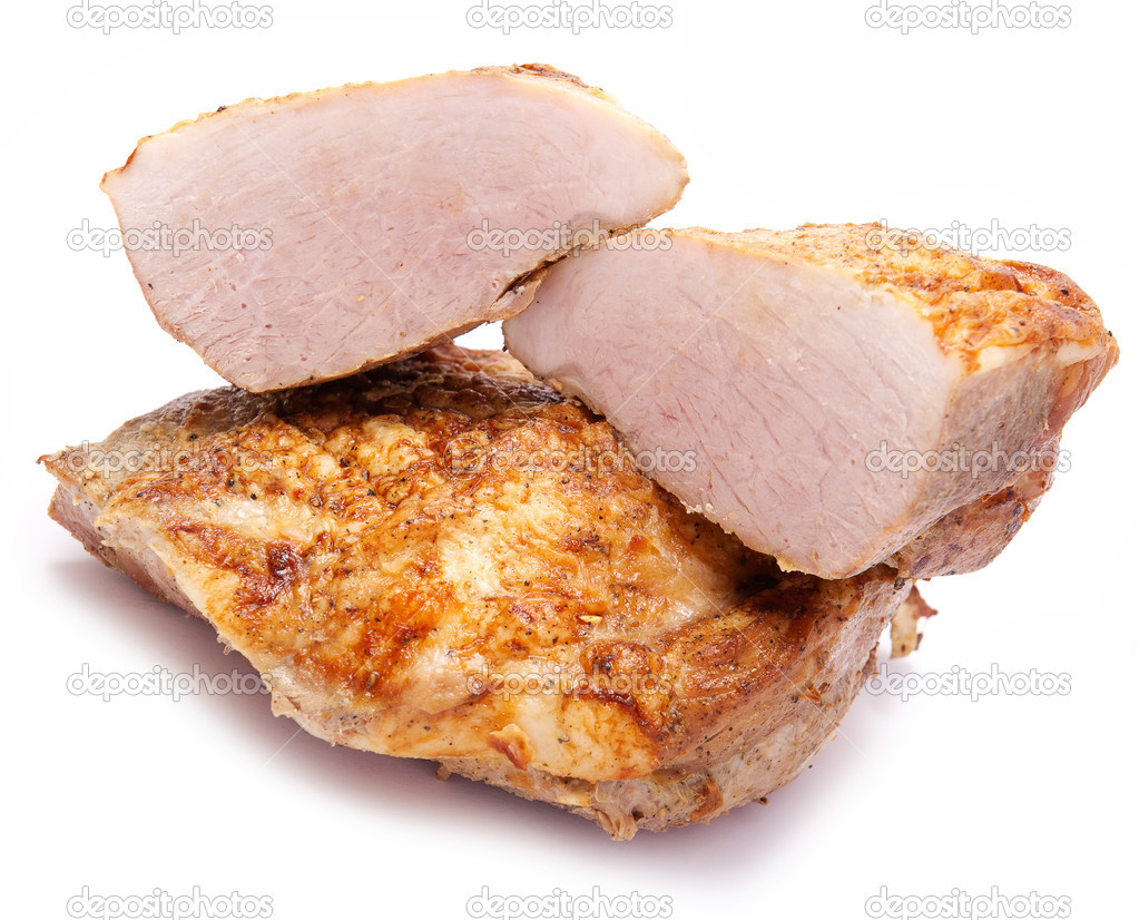Boiled Pork in a plate
