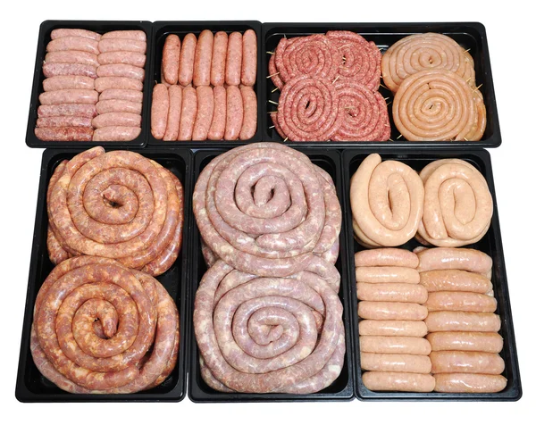 Raw sausage — Stock Photo, Image