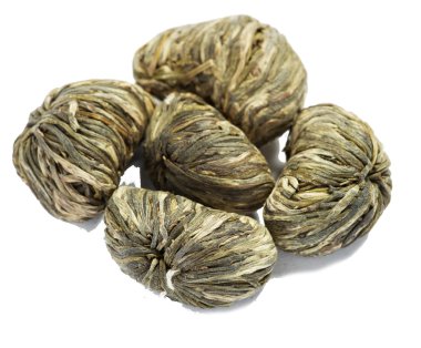 örgü beyaz çay kalp