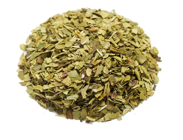 Dry mate tea, isolated on white — Stock Photo, Image