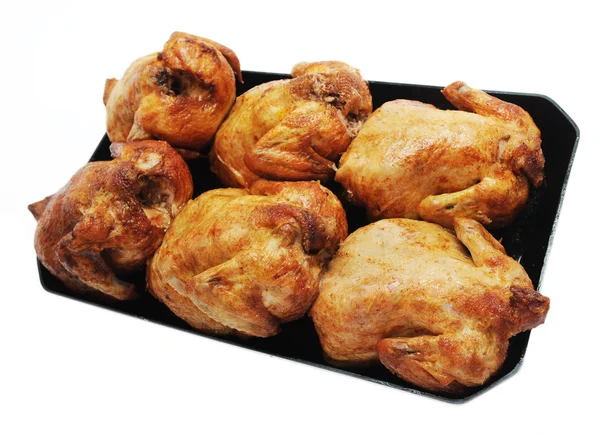 Six great fried chicken — Stock Photo, Image