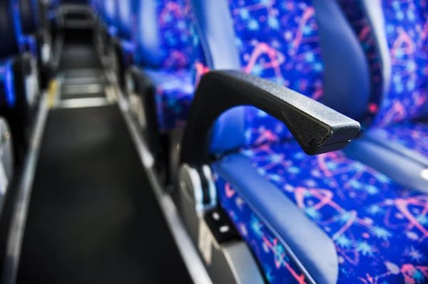 Buss interiör — Stockfoto