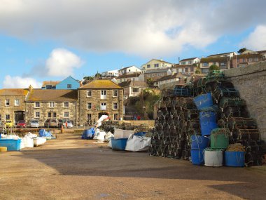 Cornish balıkçı ağlarına & Yengeç çömlek