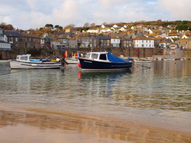 mousehole Köyü Limanı, tekneler