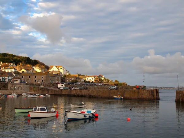 Mousehole dorp haven — Stockfoto