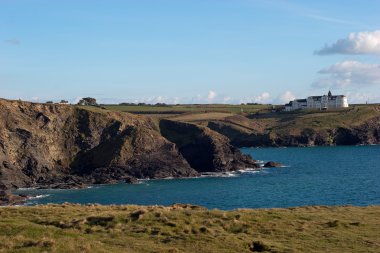 gunwalloe kilise koyu cornwall