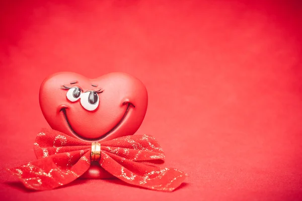 Heart with bow — Stock Photo, Image
