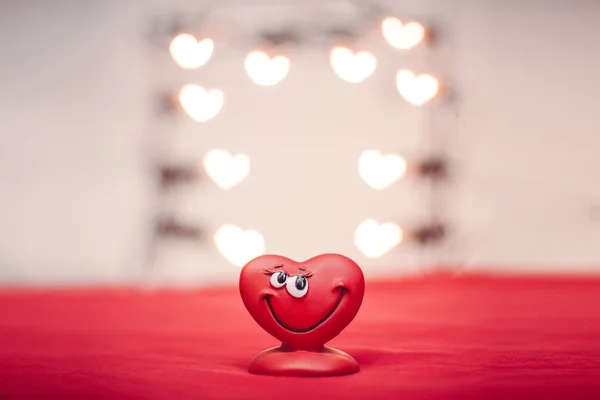 Heart with bokeh — Stock Photo, Image