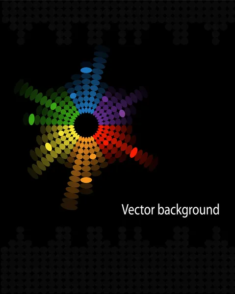 siyah arka planda müzik Hacim Ekolayzer soyut