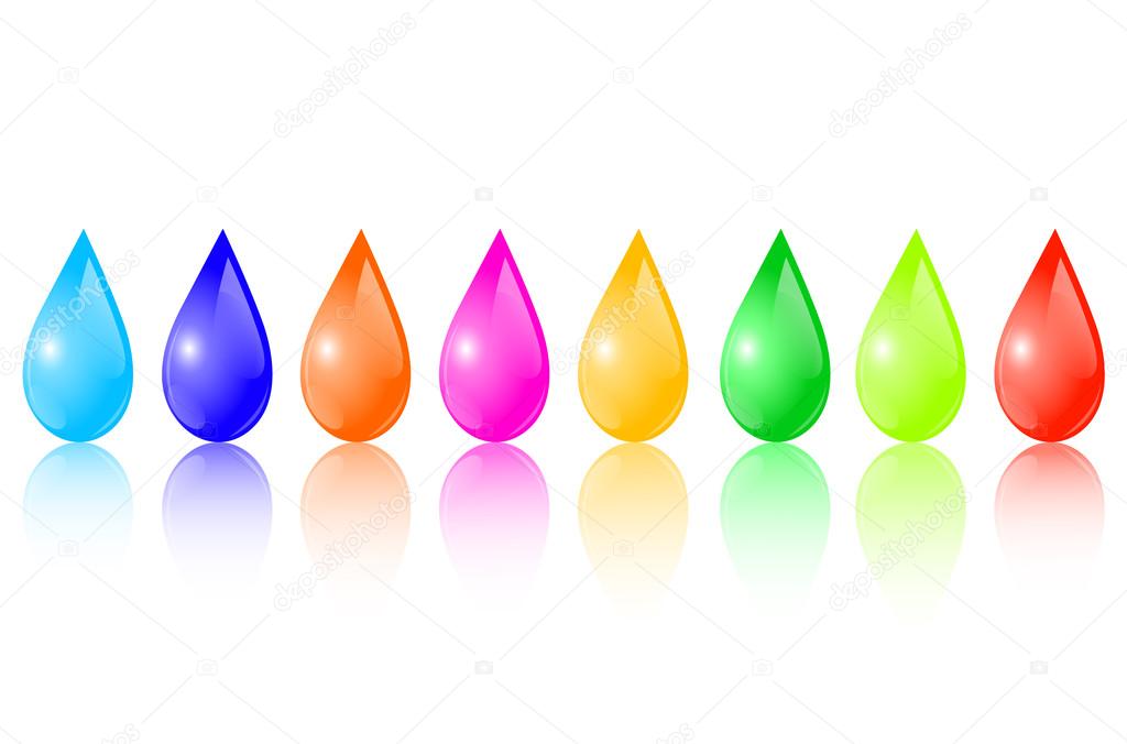 Colored drops