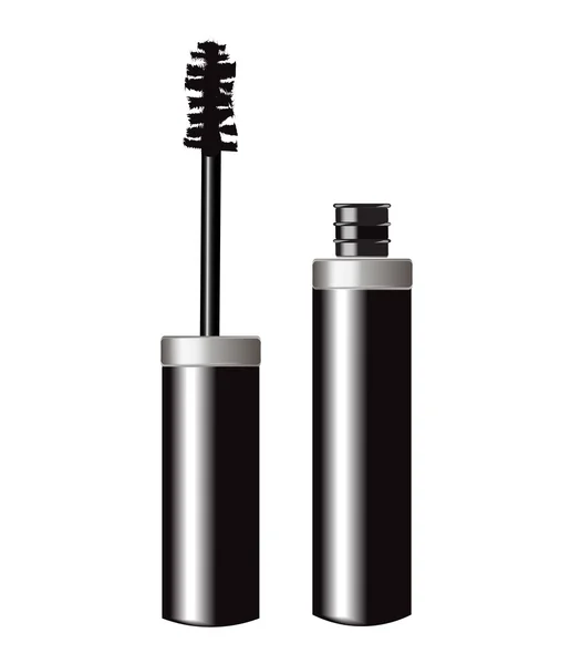 Öppna tube mascara — Stock vektor