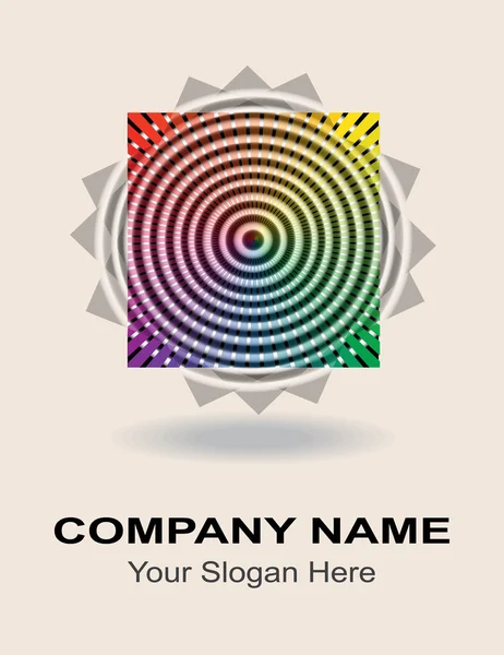 Abstract rainbow logo — Stock Vector