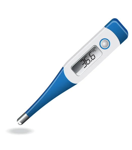 Elektronisches Thermometer — Stockvektor