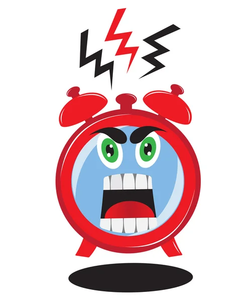 EVIL RINGING ALARM — Stock Vector