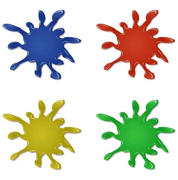 Taches colorées — Image vectorielle