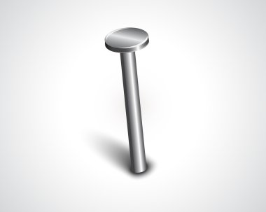 dövülmüş metal çivi