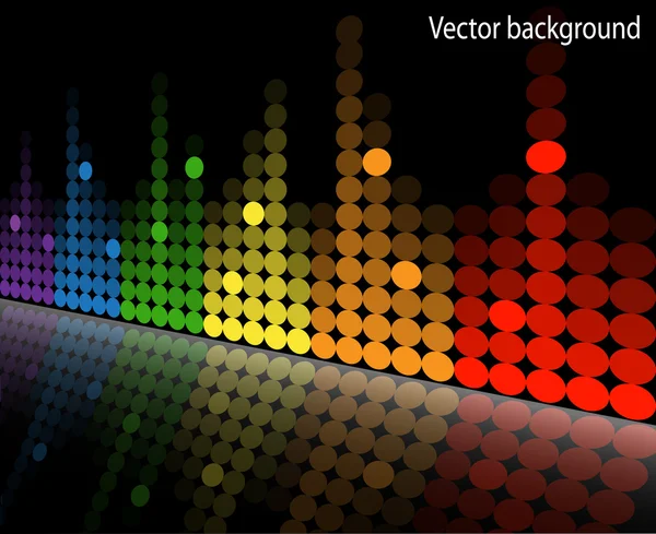 Multicolored equalizer — Stock Vector