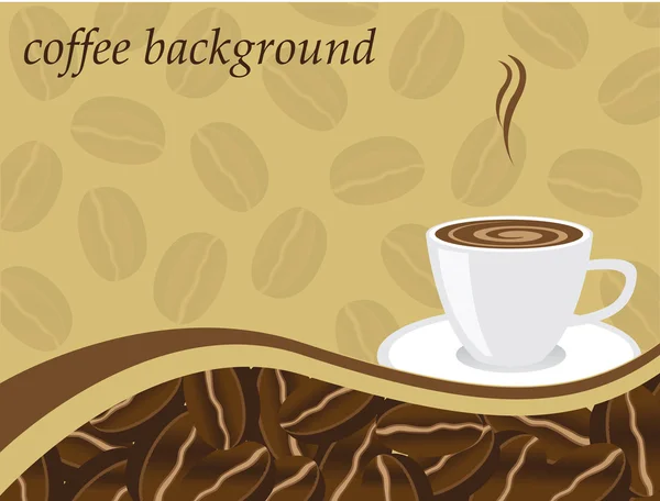 Kaffe Baggrund – Stock-vektor