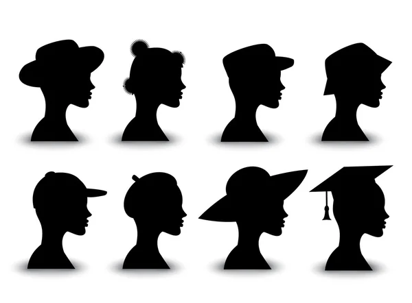 Chapeaux ensemble — Image vectorielle