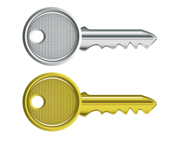 Dos llaves. — Vector de stock