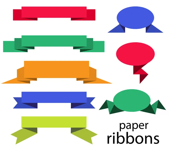 Papierbänder — Stockvektor