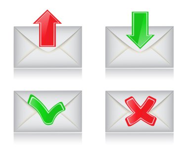 oklar ve işaretleri ile zarf