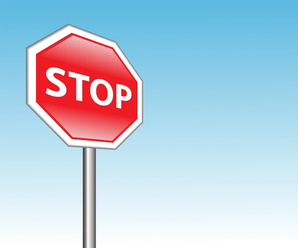 Verkehrszeichen "Stop"" — Stockvektor