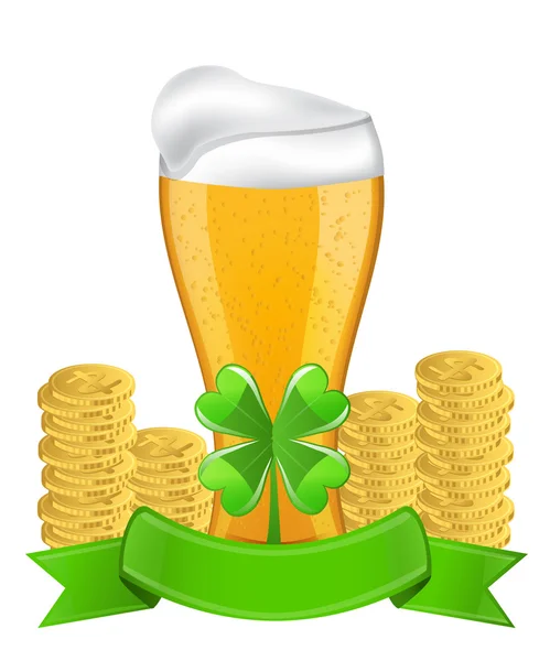 Symbols for St. Patrick's Day — Stock Vector