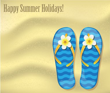 kum üzerinde parmak arası terlik