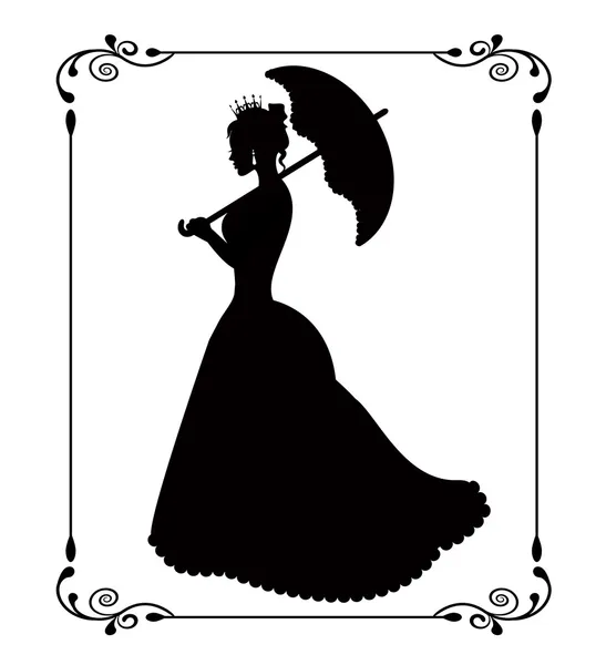 女性傘シルエットストックベクター ロイヤリティフリー女性傘シルエットイラスト Depositphotos