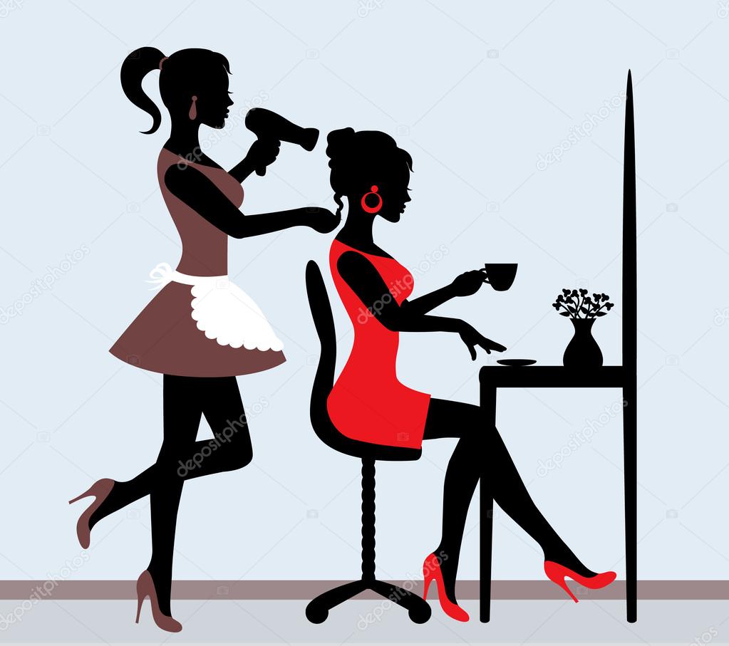 Á Stilizzati Per Parrucchieri Disegni Di Stock Fotografie Parrucchiere Scarica Su Depositphotos