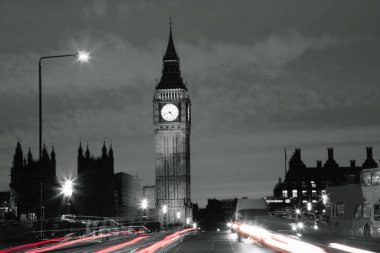 Westminster, Londra gece görünümü