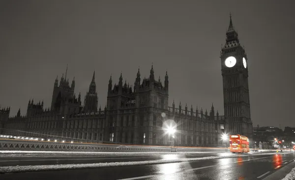 Coberto de neve Westminster — Fotografia de Stock