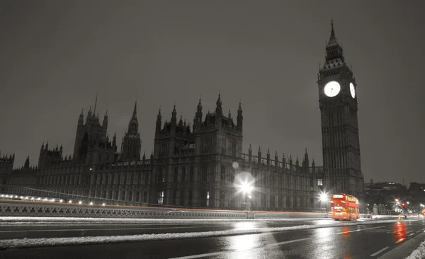 Zasněžené westminster — Stock fotografie