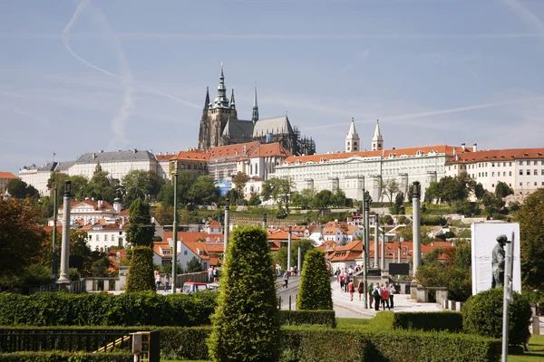 Prag silüeti — Stok fotoğraf