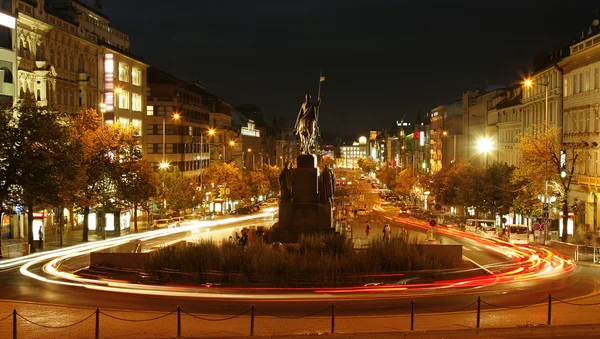 The Wenceslas Square, Prague — Stock Photo, Image