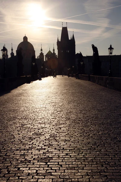 Karlsbron i Prag — Stockfoto